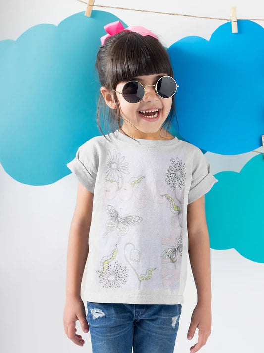 Fabyh Girls Positive Vibes - White